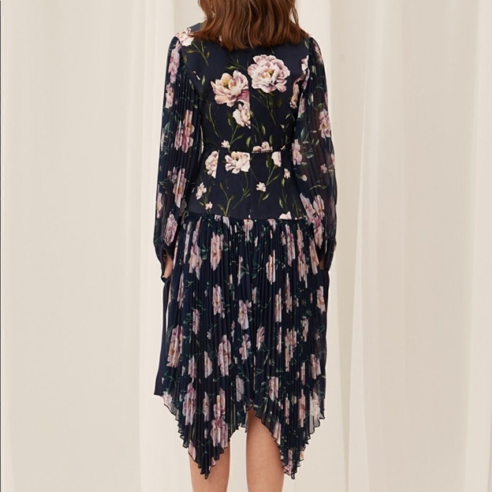 NEW Keepsake Nobody Midi Dress Midnight Gardenia - Picture 4 of 4